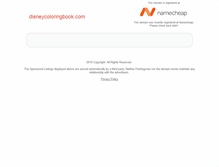 Tablet Screenshot of disneycoloringbook.com